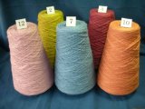 綿のカラースラブ糸 3.5/1 コーン巻 100ｇ 12色から選んで！