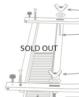 アシュフォード・卓上織り機60cmの筬框（上下）セット