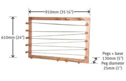 画像2: 大きな整経台 11m 白木 Ashford..