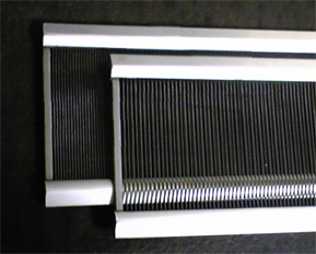 アルミ 丸縁のステンレス筬 アシュフォード、トイカ、グリモクラ用