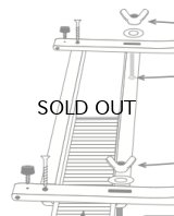 画像: アシュフォード・卓上織り機60cmの筬框（上下）セット