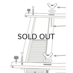画像: アシュフォード・卓上織り機60cmの筬框（上下）セット
