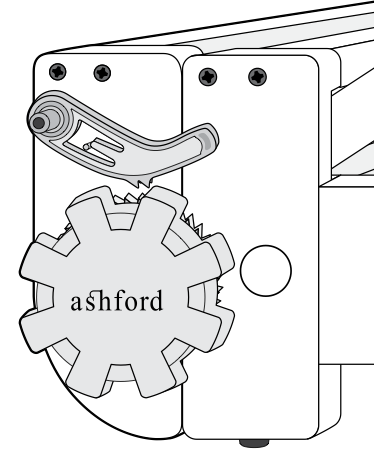 画像2: セカンドバックビーム（卓上織り機用）Ashford.